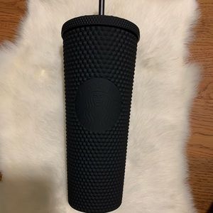 2019 Black Matte Studded Starbucks Tumbler